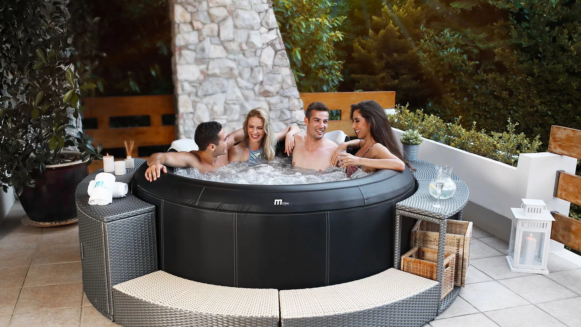 MSpa | Camaro | 6 Person | Outdoor Hot Tub - Aqua Sports USA