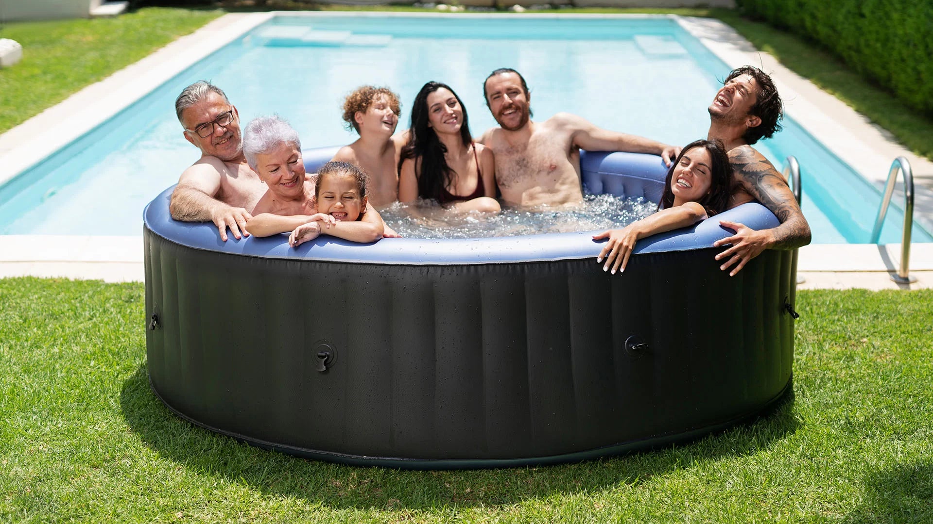 MSpa | Bergen | 6 Person | Outdoor Hot Tub - Aqua Sports USA